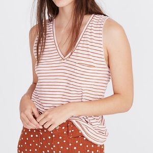 Madewell Striped Tank Top